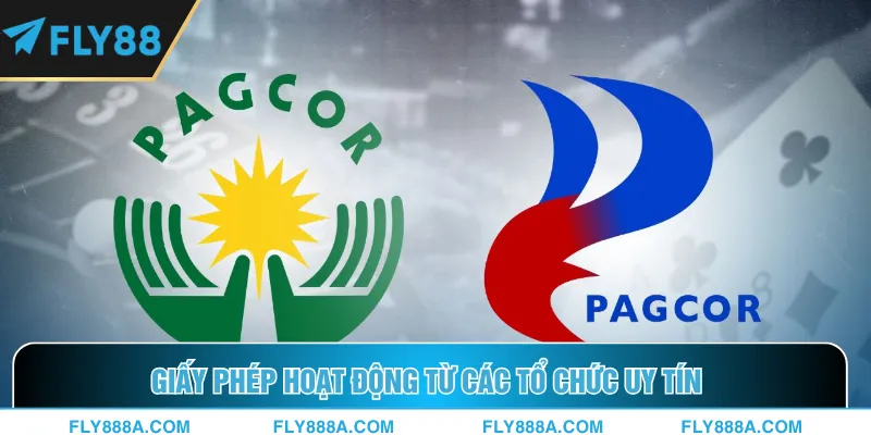 Giấy phép hoạt động từ các tổ chức uy tín